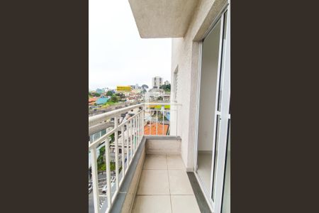 Sacada da Sala de apartamento para alugar com 2 quartos, 35m² em Vila Carmosina, São Paulo