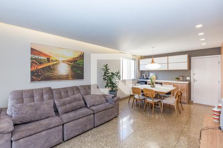 Sala de apartamento à venda com 4 quartos, 122m² em Buritis, Belo Horizonte