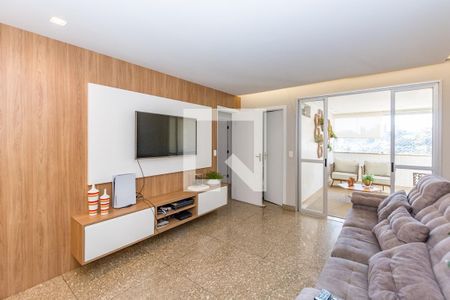 Sala de apartamento à venda com 4 quartos, 122m² em Buritis, Belo Horizonte