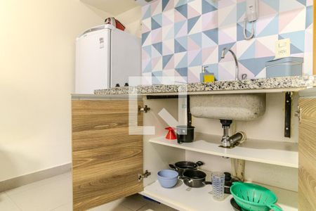 Studio à venda com 20m², 1 quarto e sem vagaCozinha