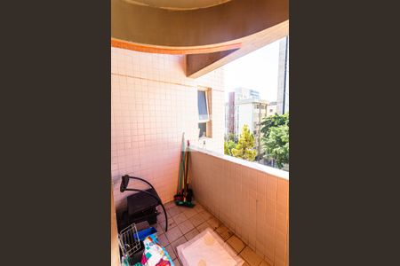 Varanda da Sala de apartamento à venda com 1 quarto, 38m² em São Pedro, Belo Horizonte