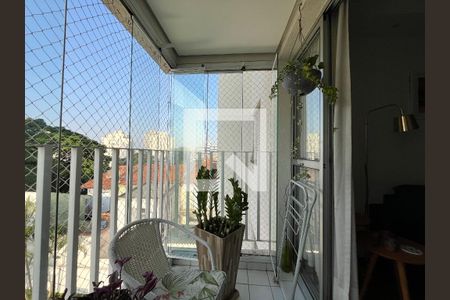 Varanda da Sala de apartamento para alugar com 3 quartos, 67m² em Vila Campestre, São Paulo