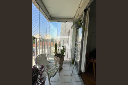 Varanda da Sala de apartamento para alugar com 3 quartos, 67m² em Vila Campestre, São Paulo
