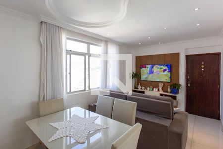 Sala de apartamento à venda com 3 quartos, 85m² em Horto, Belo Horizonte
