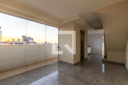 Sala de apartamento à venda com 2 quartos, 120m² em São Pedro, Belo Horizonte