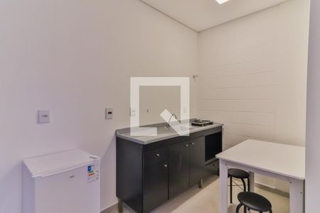 Studio - Quarto e Cozinha de kitnet/studio para alugar com 1 quarto, 22m² em Vila Antonio, São Paulo