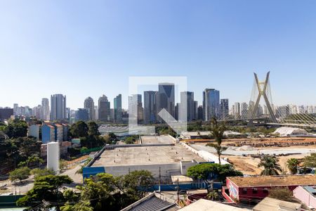Vista da Varanda da Sala de apartamento à venda com 1 quarto, 98m² em Real Parque, São Paulo