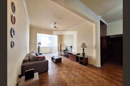 Sala de apartamento à venda com 4 quartos, 130m² em Botafogo, Rio de Janeiro