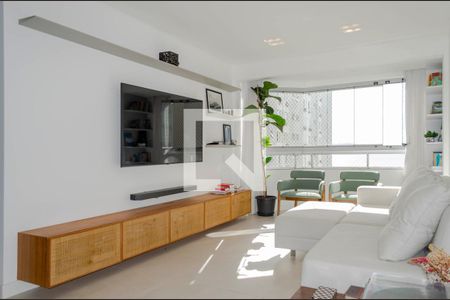 Sala de Estar de apartamento para alugar com 3 quartos, 122m² em Centro, Florianópolis