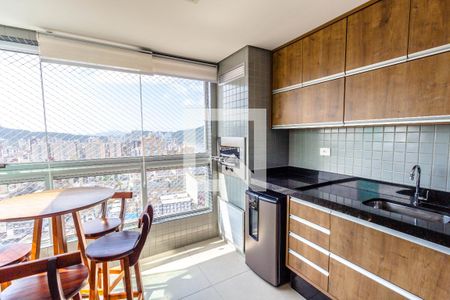 Varanda Gourmet de apartamento para alugar com 2 quartos, 75m² em Boqueirão, Praia Grande
