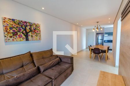 Sala de apartamento para alugar com 2 quartos, 75m² em Boqueirão, Praia Grande