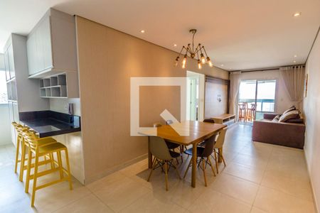 Sala de apartamento para alugar com 2 quartos, 75m² em Boqueirão, Praia Grande