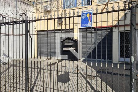 Apartamento para alugar com 35m², 1 quarto e 1 vagaFachada do Condomínio com placa