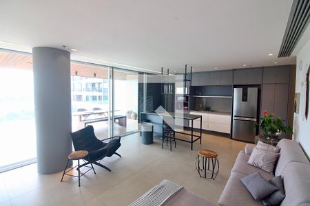 Apartamento para alugar com 130m², 1 quarto e 2 vagasSala