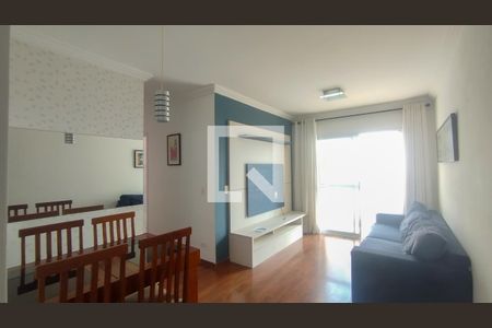 Sala de apartamento para alugar com 2 quartos, 65m² em Barcelona, São Caetano do Sul