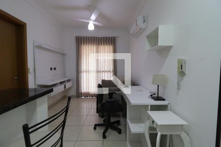 Sala de apartamento para alugar com 1 quarto, 39m² em Jardim Palma Travassos, Ribeirão Preto