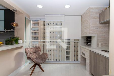 Varanda gourmet de apartamento à venda com 3 quartos, 84m² em Vila Santo Antonio, Guarulhos