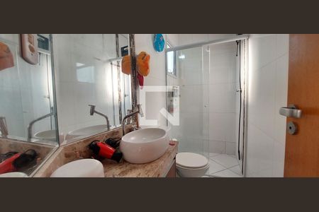 Banheiro Quarto 1 suíte de apartamento para alugar com 2 quartos, 85m² em Utinga, Santo André