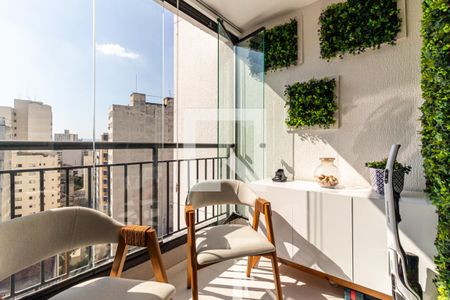 Studio à venda com 33m², 1 quarto e sem vagaVaranda