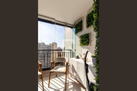 Studio à venda com 33m², 1 quarto e sem vagaVaranda