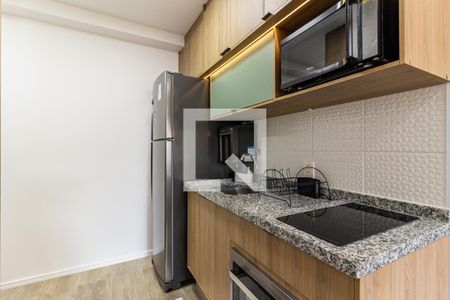 Studio à venda com 33m², 1 quarto e sem vagaCozinha