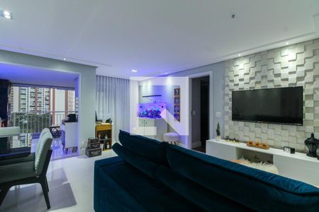 Sala de apartamento à venda com 3 quartos, 107m² em Chácara Califórnia, São Paulo