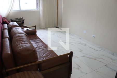 Sala de apartamento para alugar com 1 quarto, 49m² em Itararé, São Vicente