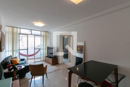 Sala de apartamento à venda com 2 quartos, 78m² em Santo Antônio, Belo Horizonte