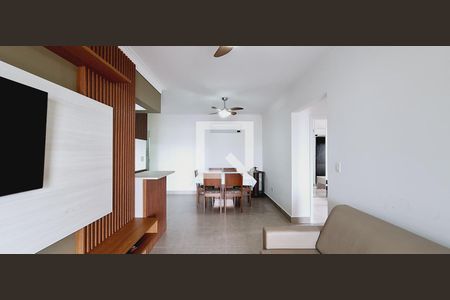 Sala de apartamento para alugar com 2 quartos, 96m² em Guilhermina, Praia Grande