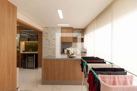 Varanda Gourmet de apartamento à venda com 2 quartos, 90m² em Vila Independência, São Paulo