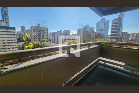 Varanda da Sala de apartamento para alugar com 5 quartos, 260m² em Boqueirão, Santos