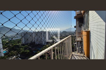Varanda da sala  de apartamento para alugar com 2 quartos, 57m² em Barra da Tijuca, Rio de Janeiro