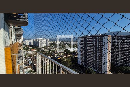 Varanda da sala  de apartamento para alugar com 2 quartos, 57m² em Barra da Tijuca, Rio de Janeiro