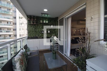 Varanda da Sala de apartamento à venda com 4 quartos, 110m² em Jacarepaguá, Rio de Janeiro