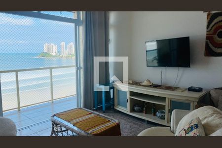 Sala de apartamento para alugar com 2 quartos, 115m² em Pitangueiras, Guarujá