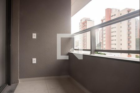 Varanda de apartamento à venda com 1 quarto, 27m² em Vila Clementino, São Paulo