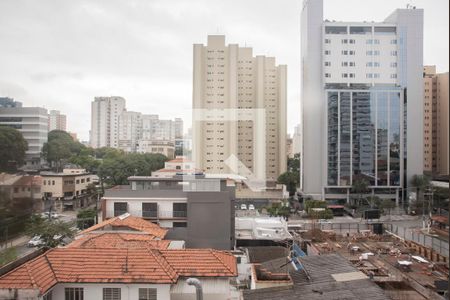 Vista da Varanda de apartamento à venda com 1 quarto, 27m² em Vila Clementino, São Paulo