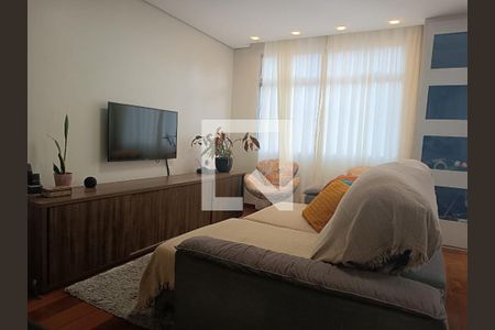 Sala  de apartamento à venda com 3 quartos, 120m² em Coracao de Jesus, Belo Horizonte