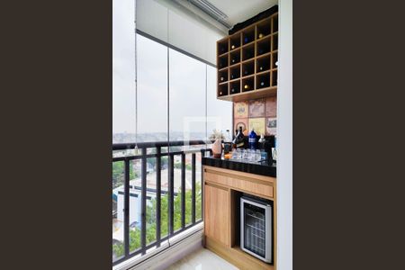Varanda da Sala de apartamento à venda com 2 quartos, 57m² em Parque Novo Oratório, Santo André