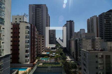 Vista da Sala de apartamento à venda com 1 quarto, 114m² em Jardim Prudência, São Paulo
