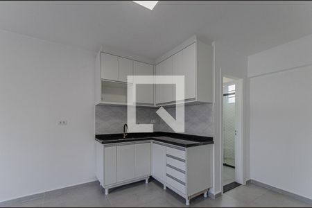 Cozinha de kitnet/studio para alugar com 1 quarto, 25m² em Ipiranga, São Paulo
