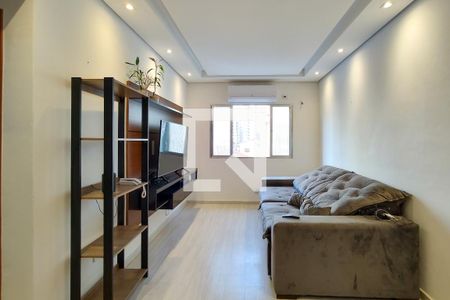 Sala de apartamento para alugar com 1 quarto, 47m² em Guilhermina, Praia Grande