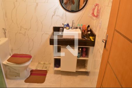 Banheiro da Suíte  de casa de condomínio à venda com 2 quartos, 89m² em Tanque, Rio de Janeiro