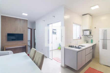 Sala de apartamento para alugar com 2 quartos, 42m² em Bangú, Santo André