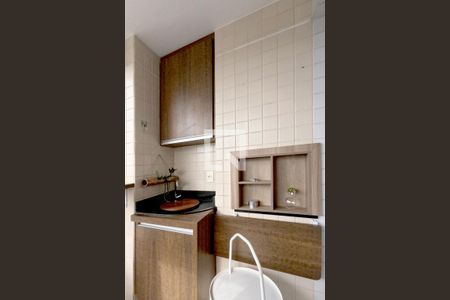 Varanda Gourmet de apartamento para alugar com 2 quartos, 77m² em Ponta da Praia, Santos