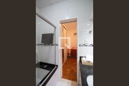 Banheiro da Suíte de apartamento à venda com 1 quarto, 45m² em Copacabana, Rio de Janeiro