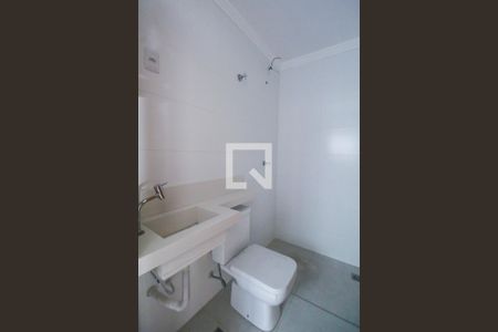 Banheiro de kitnet/studio para alugar com 1 quarto, 40m² em Vila Regente Feijó, São Paulo