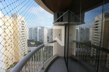 Varanda de apartamento para alugar com 1 quarto, 63m² em Morro do Maluf, Guarujá