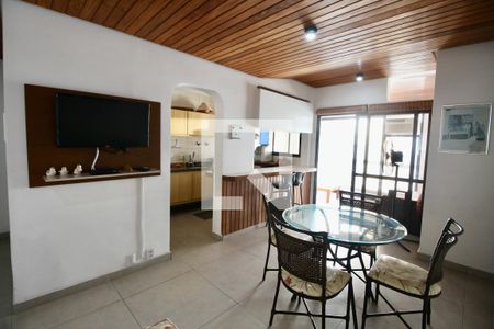 Sala de apartamento para alugar com 1 quarto, 63m² em Sítio Paecara (vicente de Carvalho), Guarujá