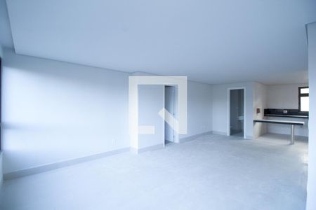 Sala de apartamento à venda com 3 quartos, 101m² em Serra, Belo Horizonte